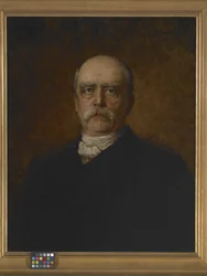 Otto Eduard Leopold Von Bismarck portréja (olaj, vászon)