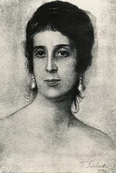 Laura Acton portréja (Nápoly