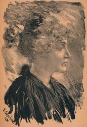 Vázlat: F. Skarbina, 1896, 1898