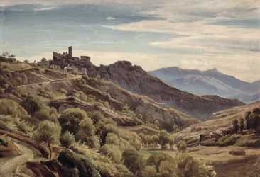Olevano kilátása (tábla)