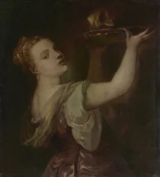 Másolat a Tizian után: Lavinia mint Salome