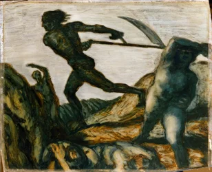 Az arató, festmény, 1923 körül