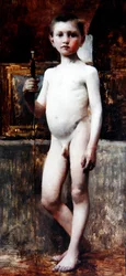 Fiatal fiú, 1911 körül (olaj, vászon)