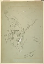 Rajz, A szurdok között Ceppo Morelli amp; Macugnaga, szeptember 11-12, 1868