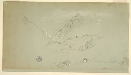 Rajz, Berchtesgaden, Bajorország, 1868. június-augusztus