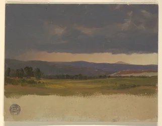 Rajz, Blue Hill alacsony felhők alatt, 1869-70