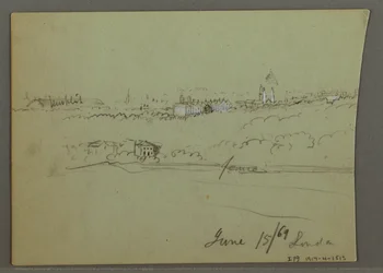 Rajz, London városa, valószínűleg 1869