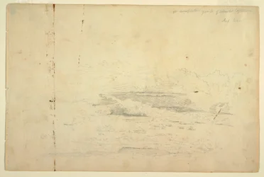 Rajz, Felhő tanulmányok, 1844 augusztus
