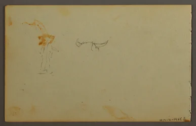 Rajz, Felhő tanulmány, 1844