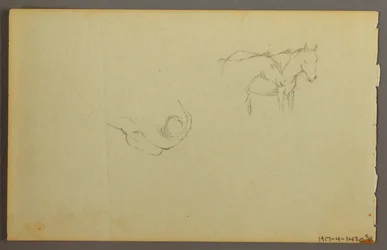 Rajz, Felhő tanulmány, 1844