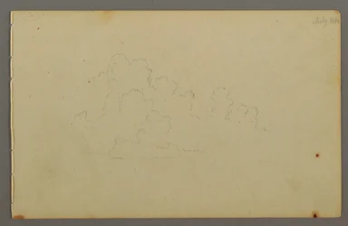 Rajz, Felhők, 1844