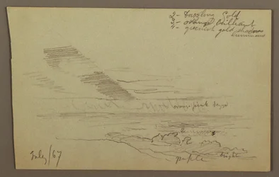 Rajz, Felhős égbolt, 1867