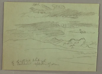 Rajz, Felhős égbolt, 1871