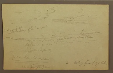 Rajz, Felhős égbolt, valószínűleg 1860-as évek