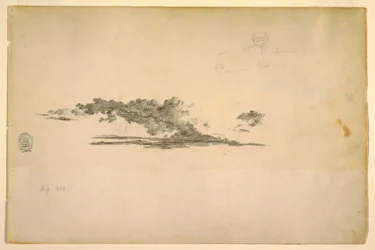 Rajz, tehén, felhők, július és szeptember 1844