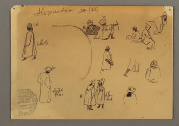 Rajz, Figuratanulmányok, 1868 január