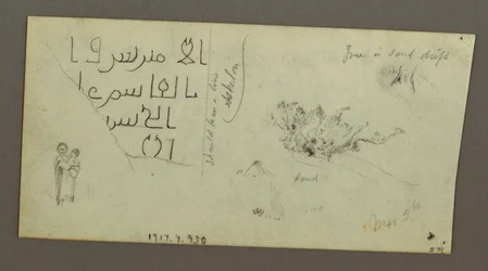 Rajz, Alak és teve tanulmányok, március 4., valószínűleg 1868
