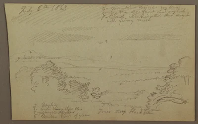 Rajz, Hudson-völgy, 1863