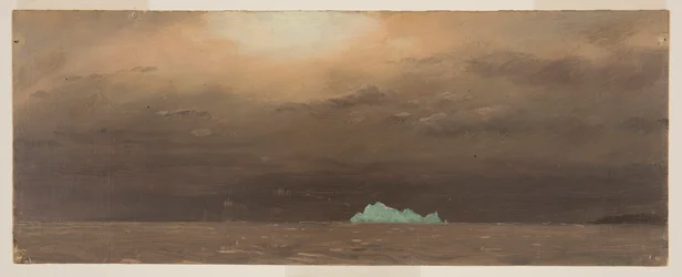 Rajz, Jéghegy, Új-Fundland, 1859
