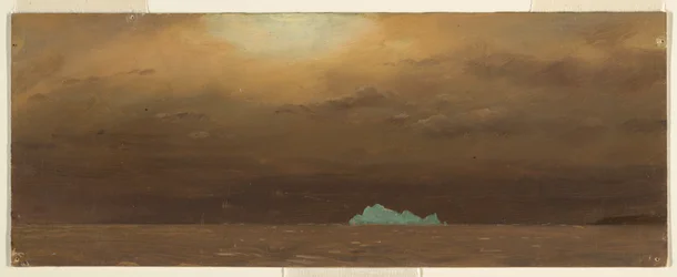 Rajz, Jéghegy, Új-Fundland, 1859