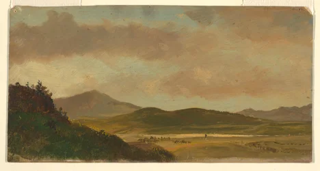 Rajz, tájkép, 1865