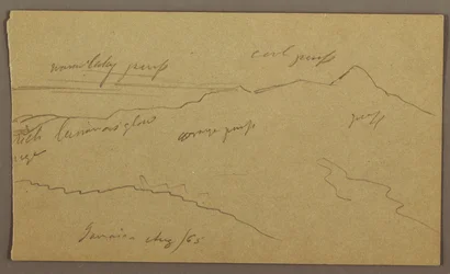 Rajz, tájkép, 1865 augusztus