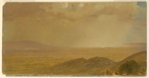 Rajz, tájkép, 1865 május