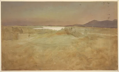 Rajz, Olana felől nézve, délnyugat felé a Hudson-völgyön át, 1870-80