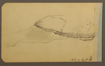 Rajz, Mountain Side, torony; hátoldal: Mountain Side, 1889