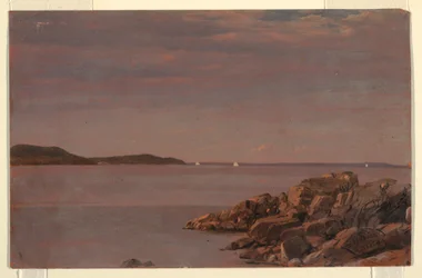 Rajz, Mt. Desert Island, Maine partvidéke, 1850
