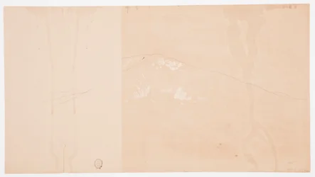 Rajz, Katahdin hegy délkeletről; hátoldal: Katadhin hegy, 1876-78