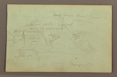 Rajz, A Niagara-vízesés a kanadai oldalról nézve, 1856