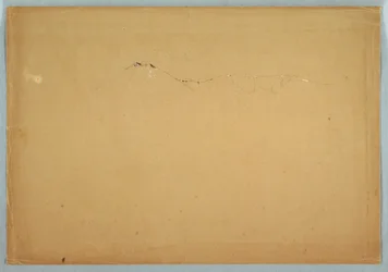 Rajz, A Katahdin hegy körvonala, Maine, 1856-60 körül.