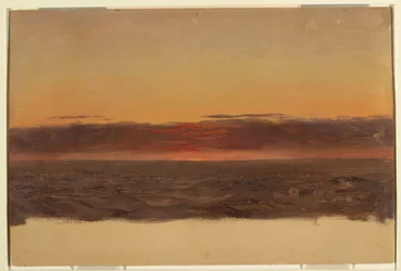 Rajz, Tengeri táj, 1859