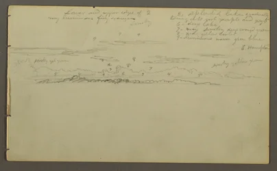 Rajz, Égi tanulmány, valószínűleg 1857-58