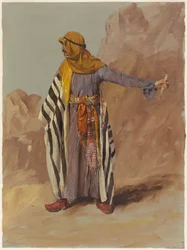 Rajz, Álló beduin, valószínűleg 1868 februárja
