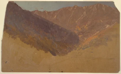 Rajz, Tanulmány a Nagy-medencéről, Katahdin hegy, 1860-70