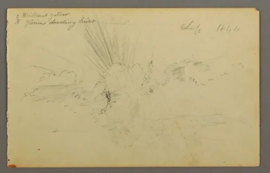 Rajz, Nap a felhők mögött, 1844