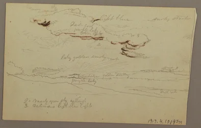 Rajz, naplemente, valószínűleg 1860