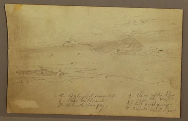Rajz, naplemente, valószínűleg 1860-as évek