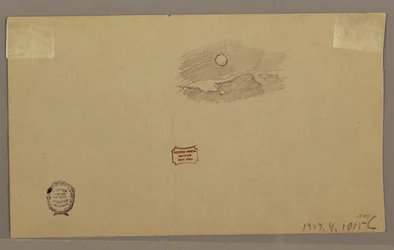 Rajz, Zivatar a hegygerinc felett, 1866. július