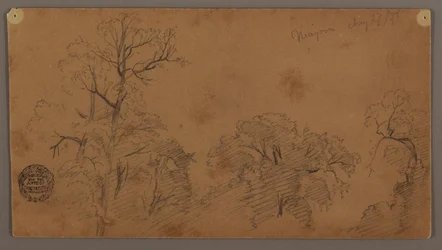 Rajz, facsúcsok, Niagara, 1856. augusztus 27.