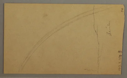 Rajz, Völgy, szivárvány, valószínűleg 1865-66