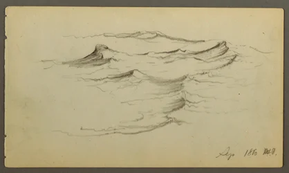 Rajz, Hullámok, 1860
