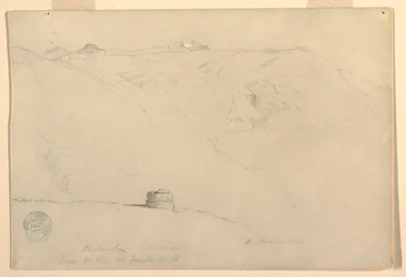 Pichincha, Reggel, a Nap templomából, Quito, Ecuador, 1857. június