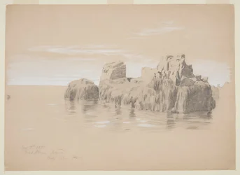 Sziklák a tengerparton, Grand Manan-sziget, Kanada