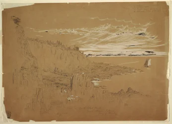 "Kilátás a South West Head-re, Grand Manan-sziget, Fundy-öböl, Kanada"