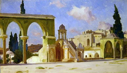 El Haram, Jeruzsálem (olaj a panelen)
