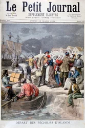 Az izlandi halászok távozása, 1894