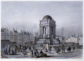Fontaine des Innocents – Martens „” Paris en 1832-ben”.